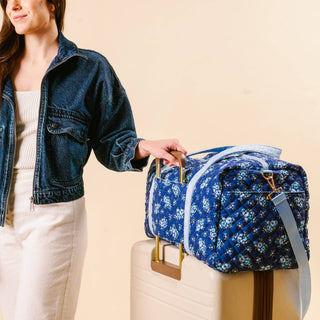 On-the-Go Quilted Weekender Bag-Endless Daydream Navy