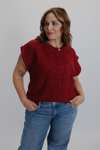 Autumn Luxe Cable Sweater