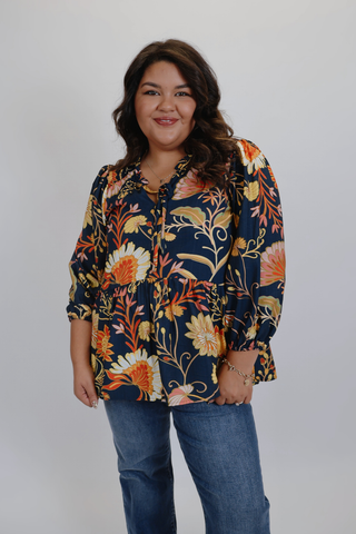 Moonlit Vine Blouse