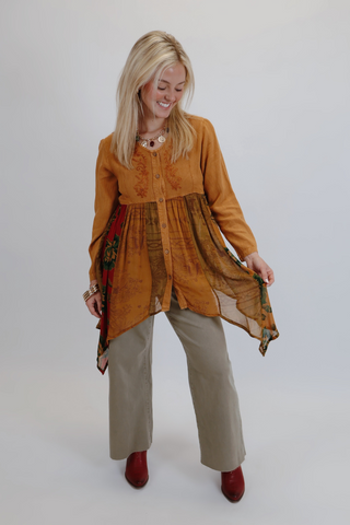 Falling Petals Blouse