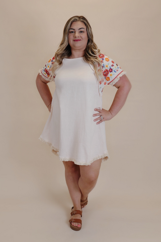 Boardwalk Babe Mini Dress in Plus