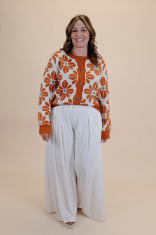 Harvest Bloom Knit Cardigan