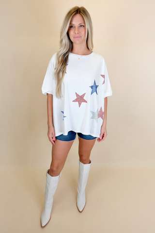 Star Spangled Sequin T-shirt
