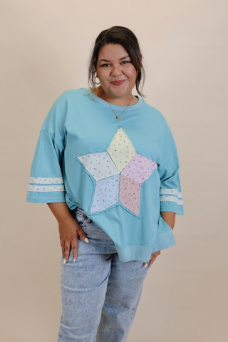 Reach for the Stars Top in Plus