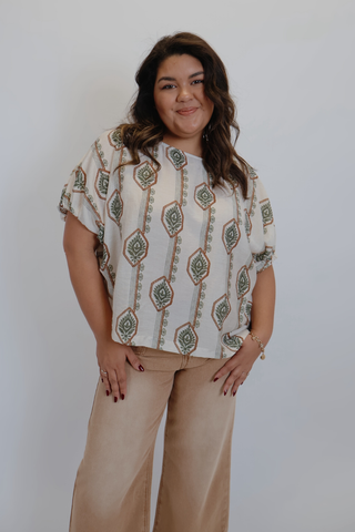 Harvest Bloom Boxy Top