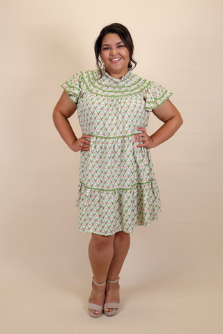 Brunch Babe Mini Dress in Plus