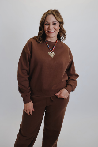 Scuba Knit Lounge Set in Plus