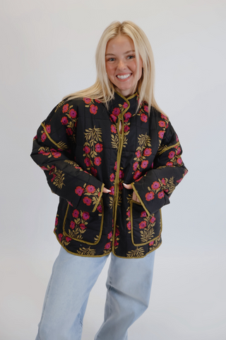 Meadow Bloom Quilted Jacket