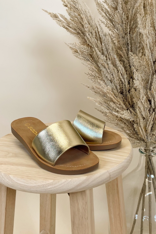 Catalina Gold Sandals