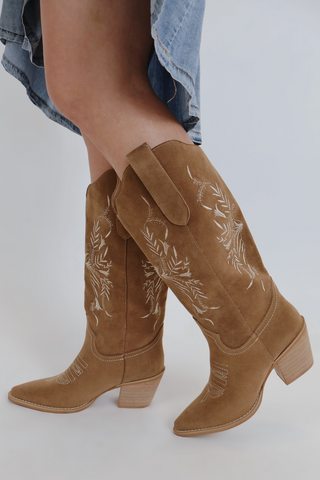 Flora Suede Boots