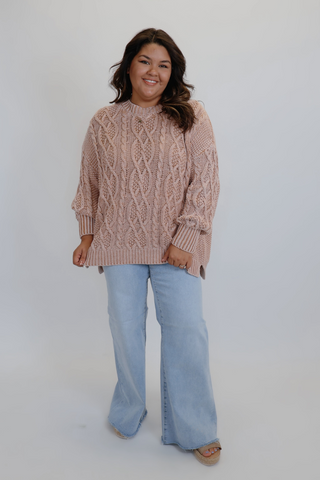 Maple Grove Cable Knit Sweater