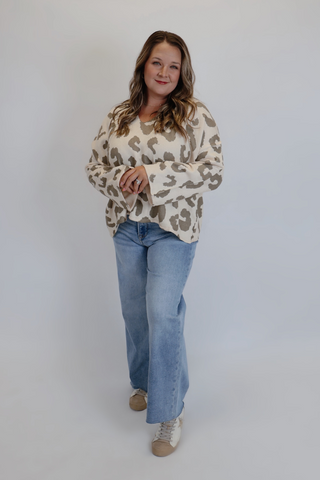 For the Love of Leopard Sweater
