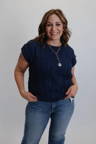 Mariner Cable Knit Vest