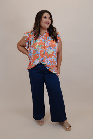 Magic Wide Cropped Pants in Plus