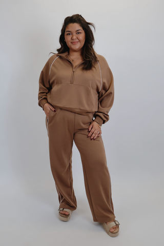 Sunday Stroll Half Zip Set