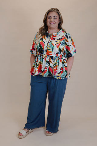 Tropical Treasures Top in Plus