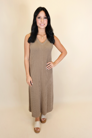 Totally Timeless Maxi Dress - Brown