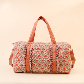 On-the-Go Quilted Weekender Bag-Everbloom Dusty Rose