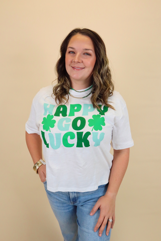 Happy Go Lucky Graphic Tee