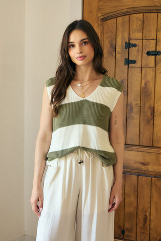 Olive Garden Knit Vest