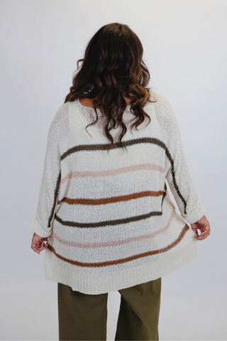 Cozy Horizon Striped Sweater