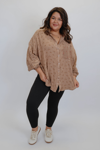 Dakota Desert Button-Down in Plus