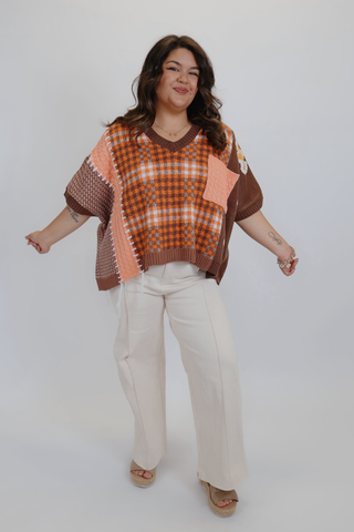 Garden Plaid Sweater