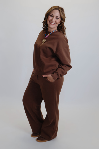 Scuba Knit Lounge Set in Plus