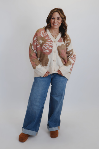 Meadow Bloom Button Cardigan