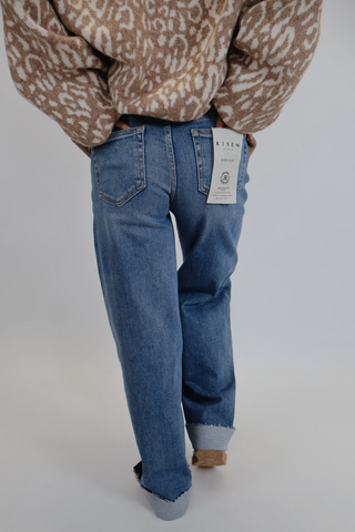 Cali Low Rise Wide Leg Jeans