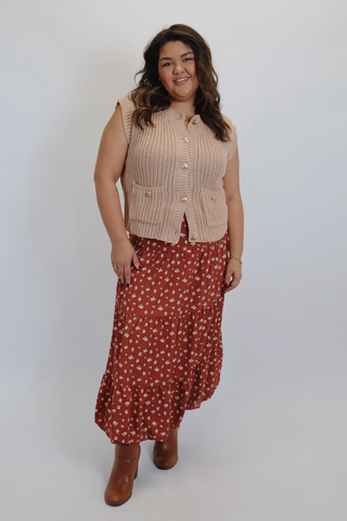 Vintage Charm Sweater Vest