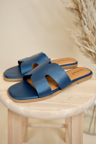 Empress Navy Sandals