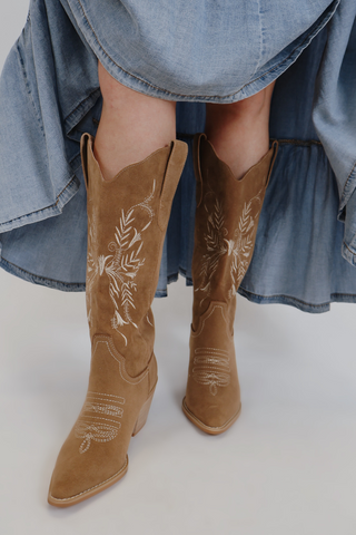 Flora Suede Boots