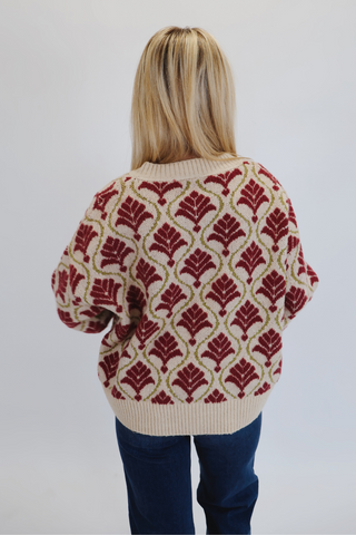 Berry Trail Knit Cardigan