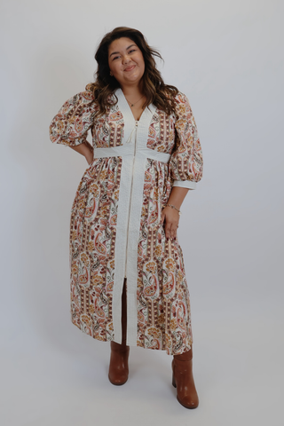 Maple Haven Midi Dress