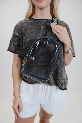 Kenzie Clear Sling Crossbody