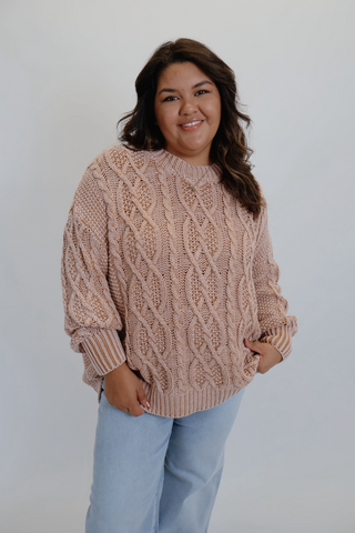 Maple Grove Cable Knit Sweater