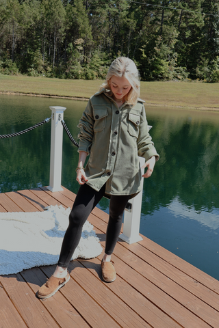 Oversized Basic Fleece Shacket