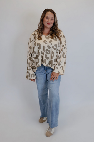 For the Love of Leopard Sweater
