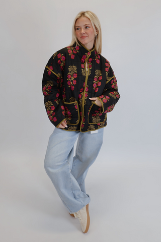 Meadow Bloom Quilted Jacket