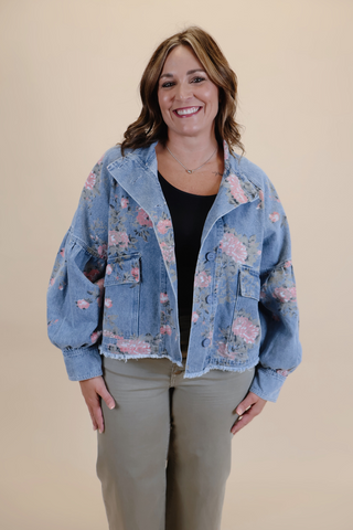 Wildflower Wash Vintage Denim Jacket