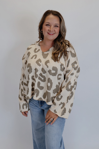 For the Love of Leopard Sweater