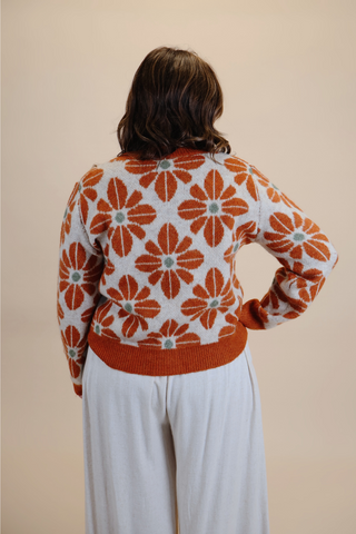 Harvest Bloom Knit Cardigan