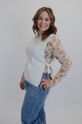 Ivory Whisper Lace Top