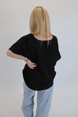 Harper Split Neck Blouse