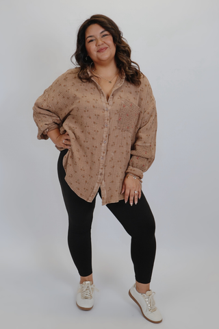 Dakota Desert Button-Down in Plus