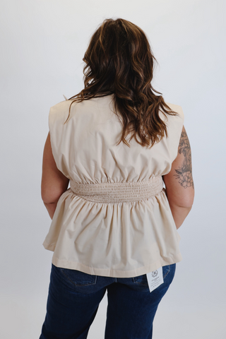 Harper Smocked Waist Top