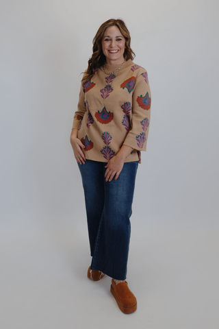 Desert Bloom Embroidered