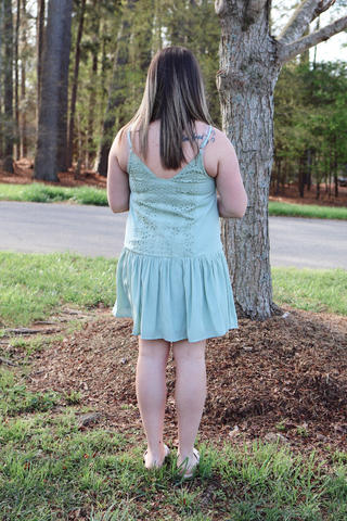 Everyday Eyelet Mini Dress