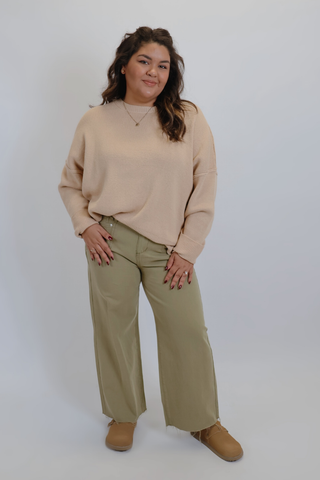 Harper Cotton Knit Oversized Sweater